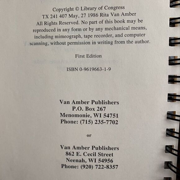 Stories and recipes of the Great Depression 1930’s Revised In 1986 First Edition - Picture 7 of 8